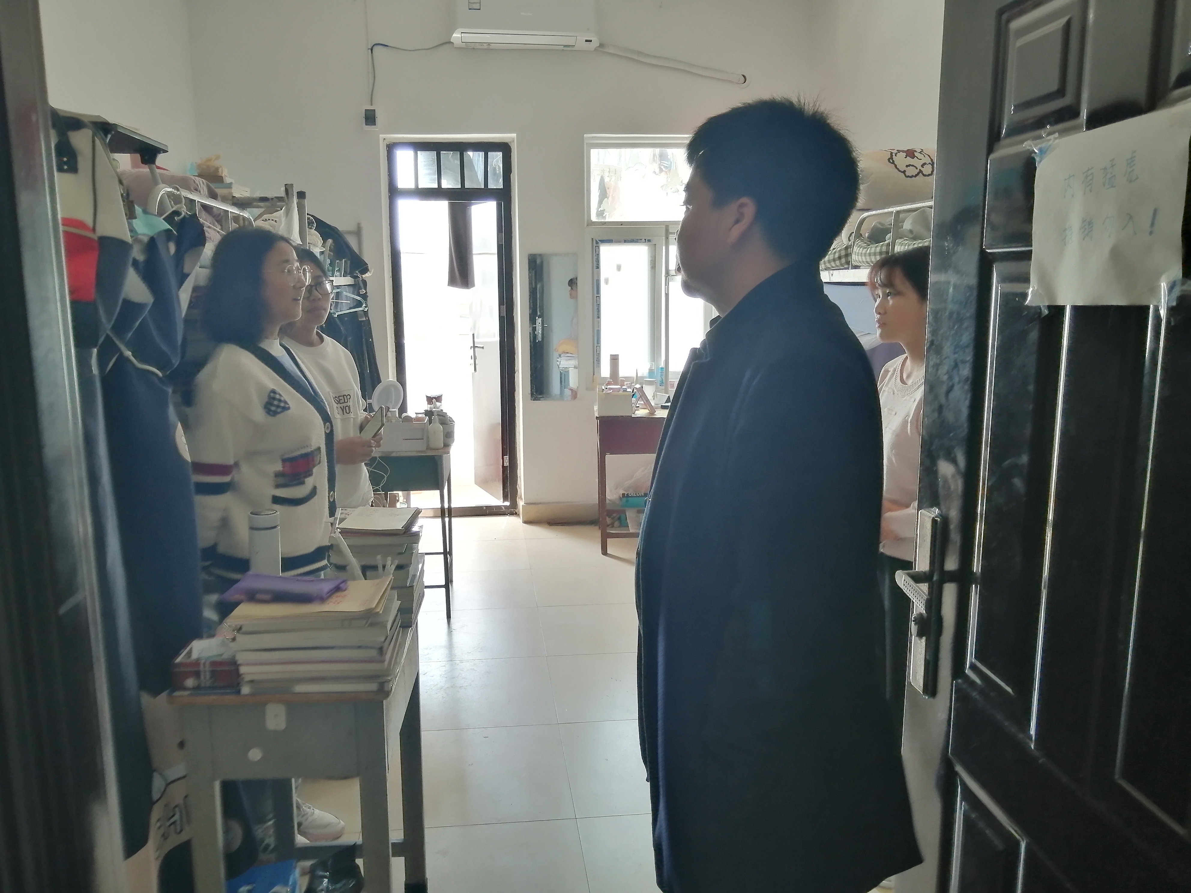 食品学院开展学生宿舍安全检查-信阳农林学院-食品学院